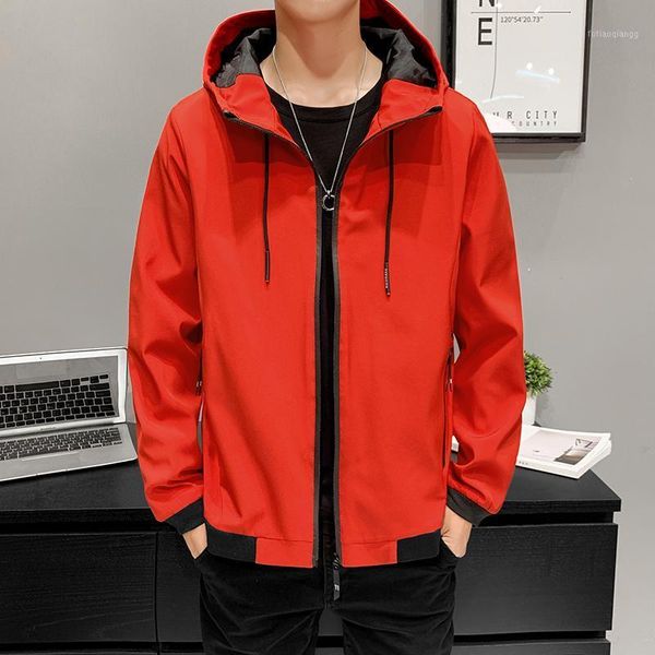 

men's jackets 2021 autumn hoodie jacket men clothing coats harajuku streetwear y2k plus size long sleeve korea fashion clothes, Black;brown