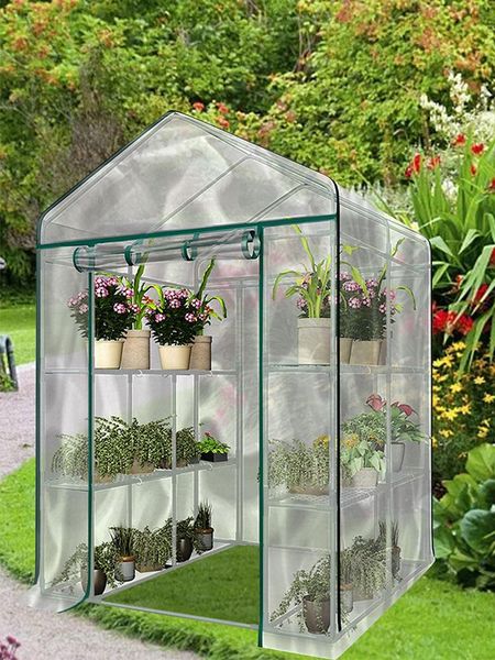 

other garden supplies portable greenhouse cover pvc material plants flower house waterproof corrosion-resistant durable