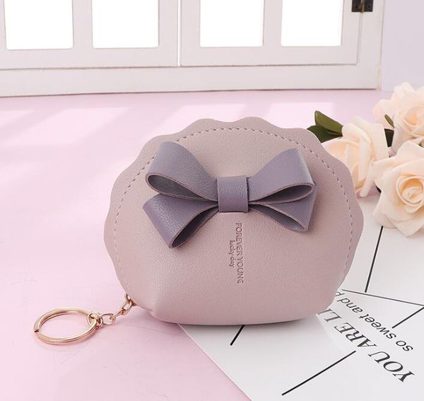 

dhl50pcs women pu multi-functional portable coin storage bag bowknot preppy style jewelry purses, Red;black