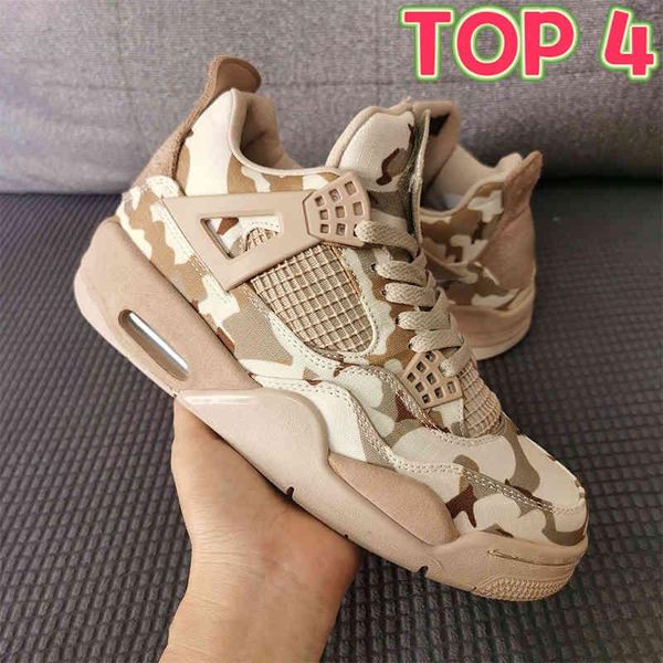 

2022 4 4s mens basketball designer shoes aleali may camo university blue unc luxury men women sneakers trainers us 5 .5 -13, Black