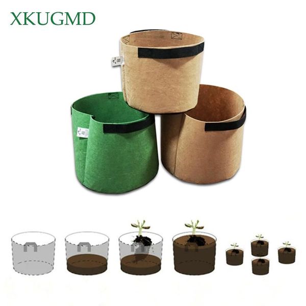 

planters & pots outdoor indoor 5/7/10 gallon planting bags cultivation garden vegetable farm home supplies