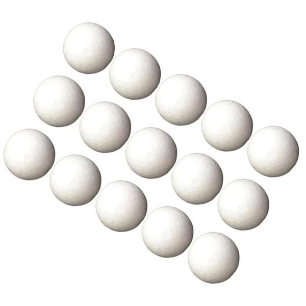 

party decoration 25pcs 7cm modeling craft polystyrene balls round spheres wedding diy stuff(white)