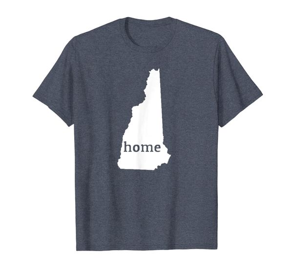 

new hampshire state home t-shirt i love new hampshire, White;black