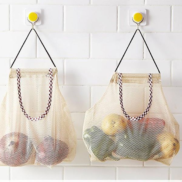 

storage bags kitchen fruit and vegetable bag mesh