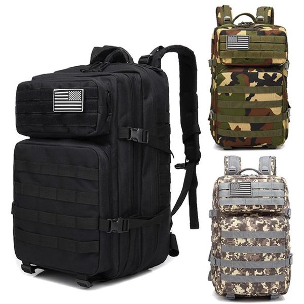 

outdoor bags 50l large hiking bag sports waterproof 3p military camouflage tactical backpack camping travel army men