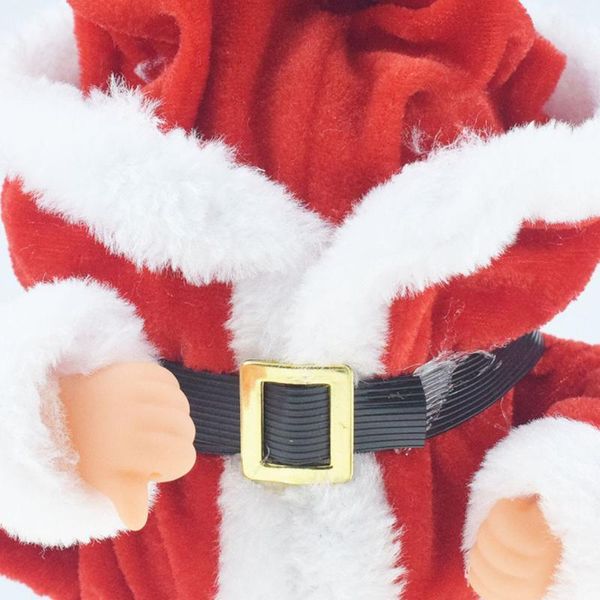

christmas decorations rotating handstand stunts santa claus doll electric music toy gift for kids cnt 66