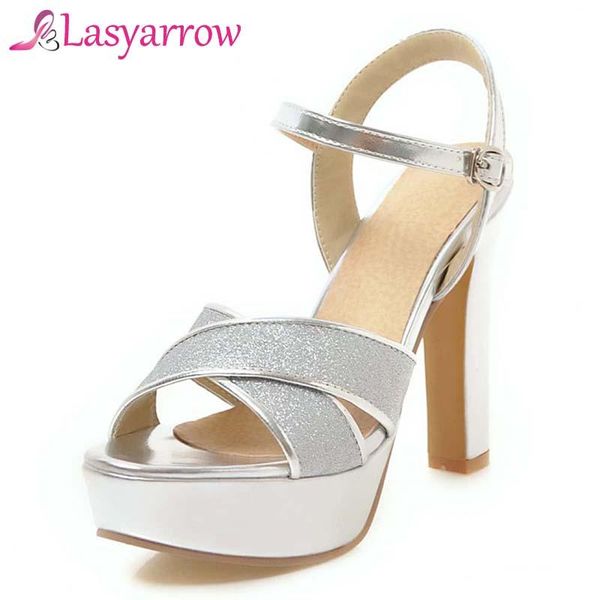 

dress shoes lasyarrow women gladiator sandals fashion high heels sandal platform summer thick pumps rome ladies 2021 rm665, Black