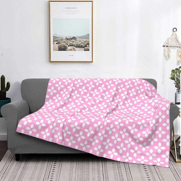 

blankets small petal pattern air conditioning blanket travel portable cute seamless adorable trending home bright