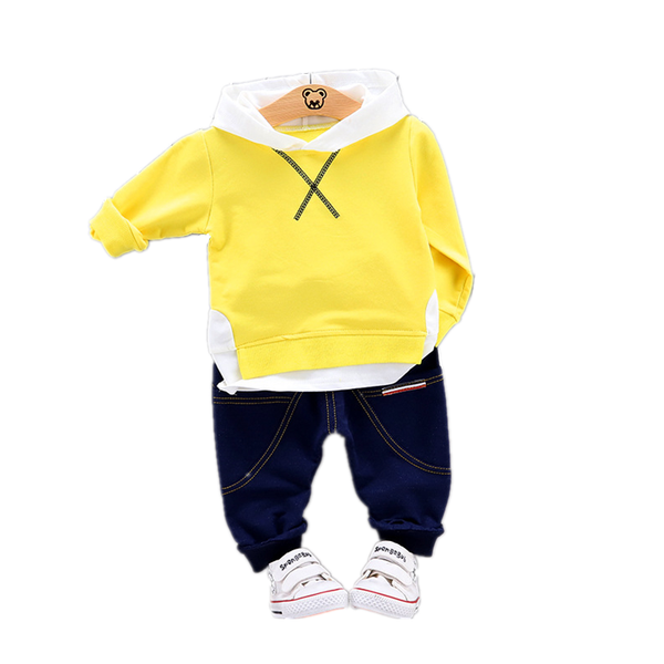 

clothing sets children fashion clothes spring autumn kids boy girls hooded t shirt pants 2pcs/sets baby toddler infant sportswear, White