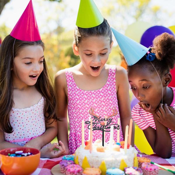 

other festive & party supplies 5pcs christmas cake ers decorations (antler)