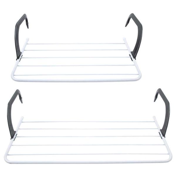 

hanger balcony indoor outdoor retractable drying rack stainless steel foldable hangers & racks