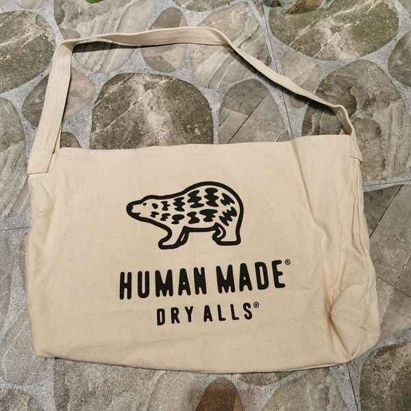 

backpack human made shoulder bag dry alls humanmade bear printe shopping canvas