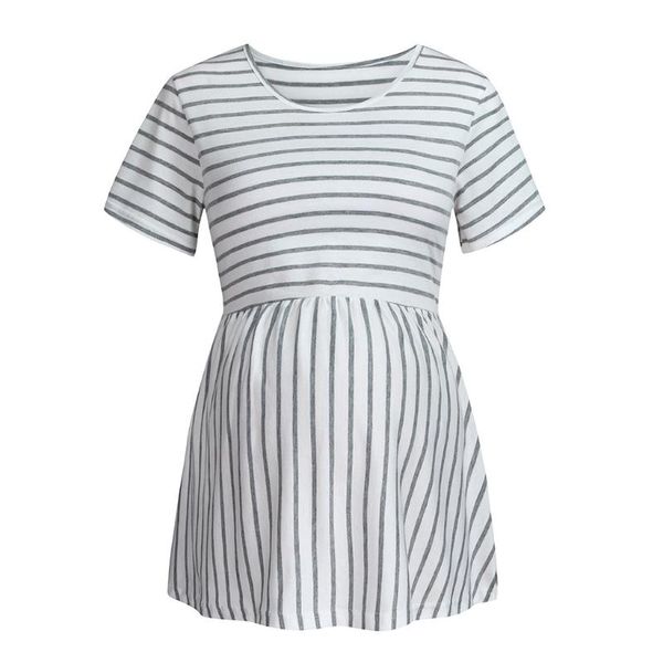 

maternity & tees women pregnant clothes short sleeve letter print pregnancy shirt breastfeeding ropa premama t shirts, White