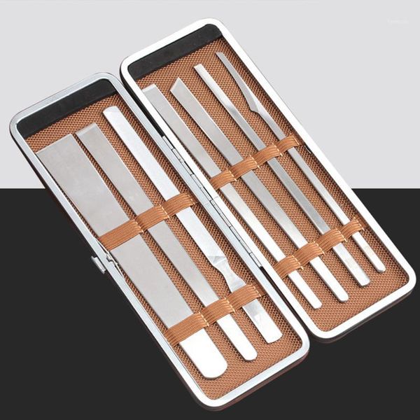 

7pcs/set nail clipper feet scraper file dead skin remover stainless steel foot care tools1