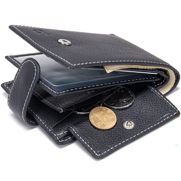 

wallets dollar bag men's leather wallet coin, Red;black