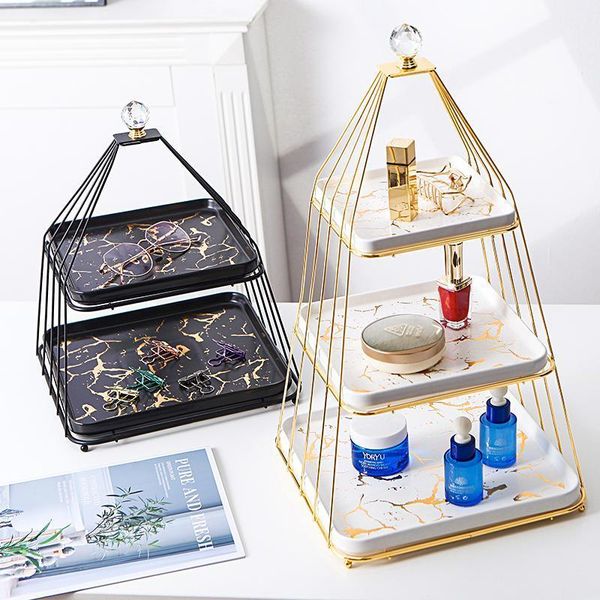 

dessert table decoration tea break cake tray display stand wrought iron afternoon snack home tool storage bottles & jars