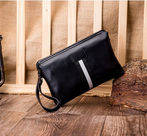 

women's luxurys wallet fashion large capacity presbyopia handbag female long section wild men designer clutch bag, Red;black