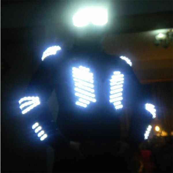 

party decoration led suit for robot suits fashion armor light up jackets costume glove glasses outfit clothes