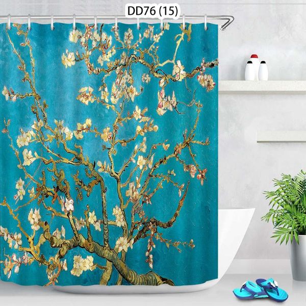 

shower curtains 3d tropical elegant flower curtain floral lotus pattern woman and man bathroom plant decor bath hanging