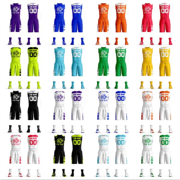 

men's basketball uniform custom diy college basketball uniform suit quick-drying sleeveless sports jersey basketball team uniform desig, Black