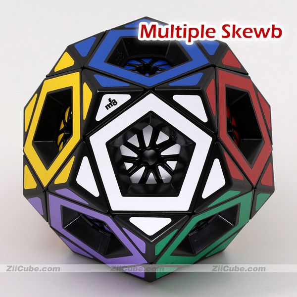 

Magic Puzzle Cubes mf8 Megaminxeds Dodecahedron Cube Multiple Skew Stickers Skewphix Professional Educational Twist Toys Game