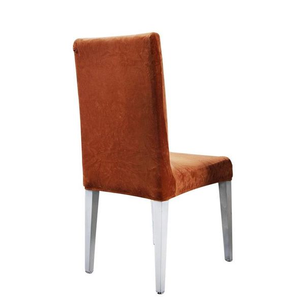 

chair covers household half cover simple and comfortable one-piece flannel wedding el restaurant