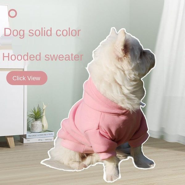 

pet clothing summer multicolor dog coat thickened hooded sweater cat warm apparel
