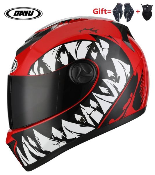 

racing double visors motorcycle helmet with dual lens full face motorbike dirt bike helmets for adults casco moto