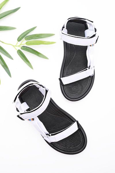 

sandals women's white trekking, Black