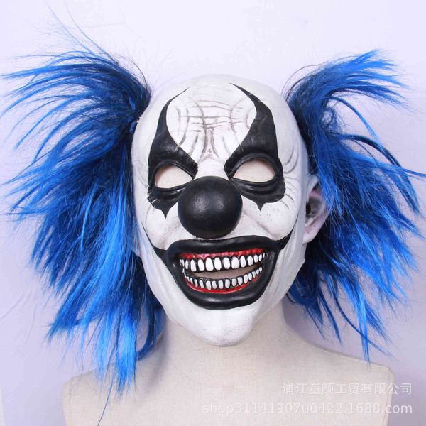

party mask clown resurrection latex headgear funny fleck dc