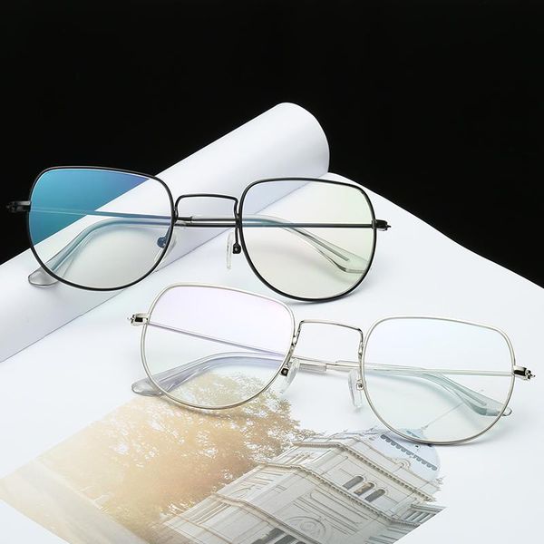 

fashion sunglasses frames women round glasses men vintage optical myopia eyeglasses ladies retro eyewear, Black