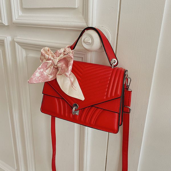 

luxury handbags silk scarves and women's bags are popular this year. in of 2021, the new korean car sewing single shoulder messenger is