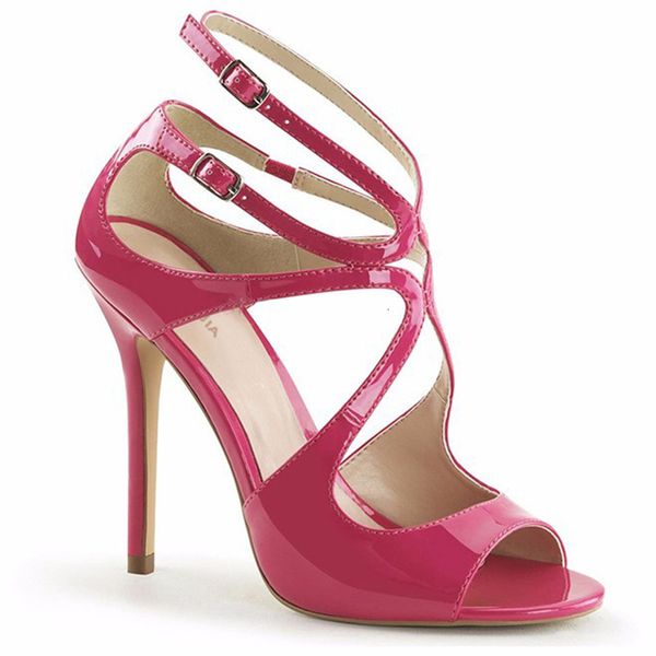 

peep toe shiny black sandals straps stiletto sandals strip elegant gold patent leather heels woman will see shoes ixod
