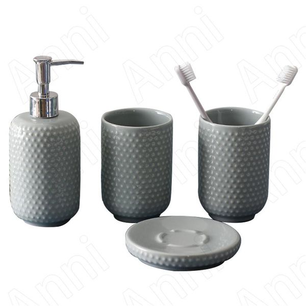 

liquid soap dispenser creative embosse wave embellishment emtey bottler shampoo nordic modern relief craft ceramic bathroom accessories