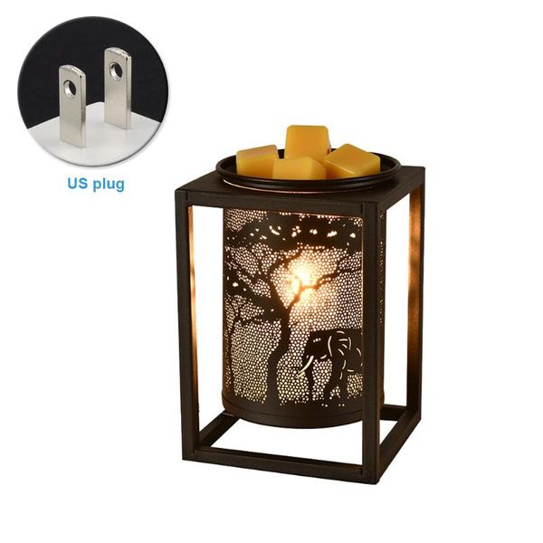 

fragrance lamps standing incense burner gift with led light wrought iron us uk diy craft electric melt wax lamp reading study