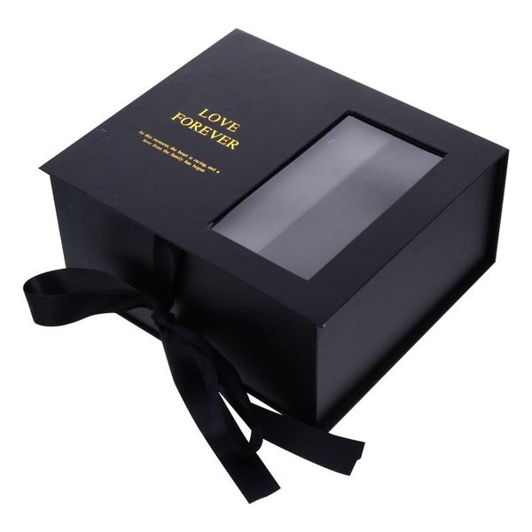 

gift wrap 1pc creative packing box half window festival with handbag