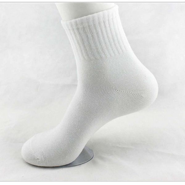 

socks men's middle tube seasons short pure black white foot bath socks batch