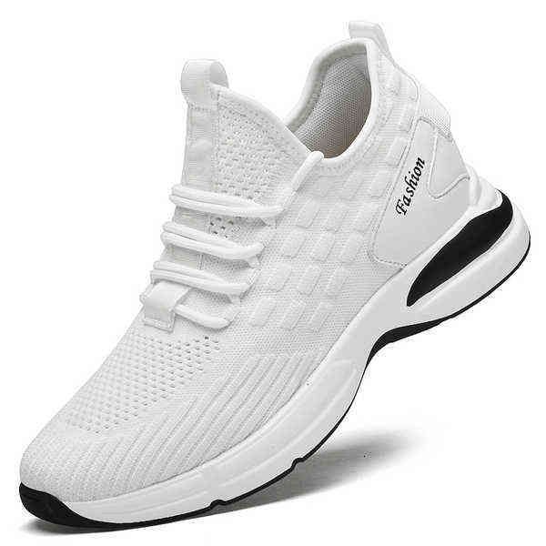 

tangzuo lg9688 neigao flying woven shoes, , 37-43,, Black