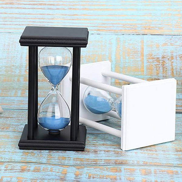 

other clocks & accessories 30/60min hourglasses wooden sand clock sandglass hourglass timer kitchen school home decor