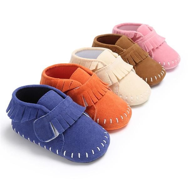 

first walkers fashion girls born sneakers boy baby moccasins soft sole kids shoes leather toddler booties walker tassel boots