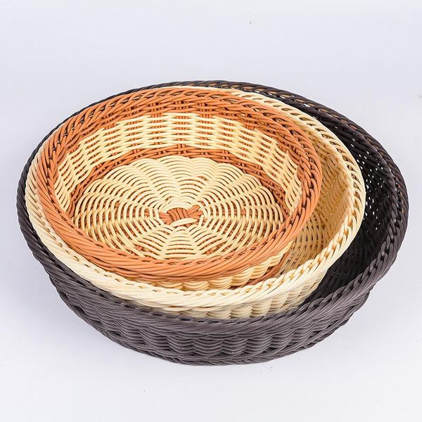

storage baskets woven basket bread supermarket fruit and vegetable family teng