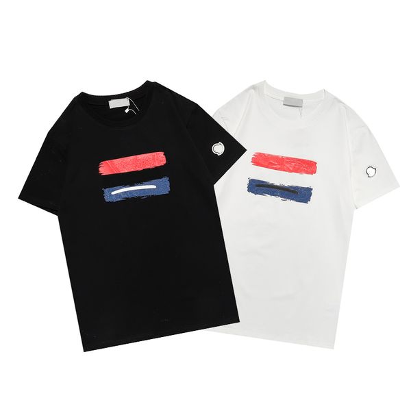 

men's and women's same t shirt fashion trendy brand all-match black white size s-xxl