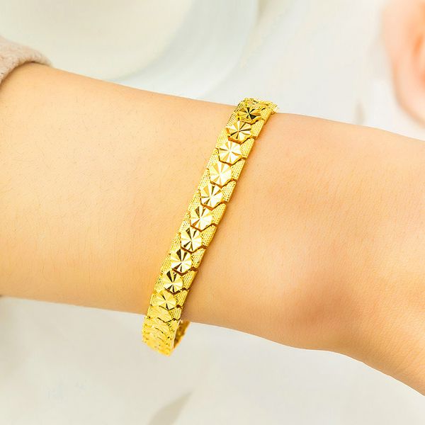 

gold-plated chain of 8mm jewelry ethnic style sweetheart frosted, Black