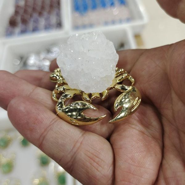 

1pcs crystal scorpion home decor gift decorative objects & figurines