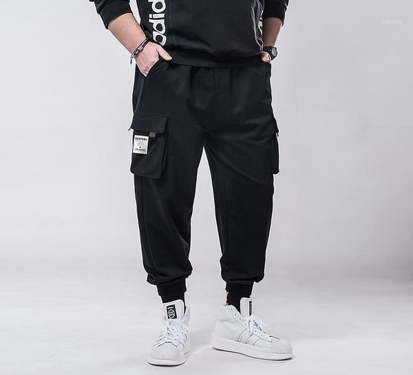 

men's pants plus size 7xl 6xl 5xl men trousers jogger fitness bodybuilding gyms for runners clothing sweatpant, Black