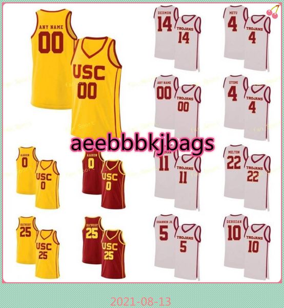 

ncaa college usc trojans basketball jersey mclaughlin 12 devin fleming 13 charles obannon jr 14 mckay anderson custom stitched, Black