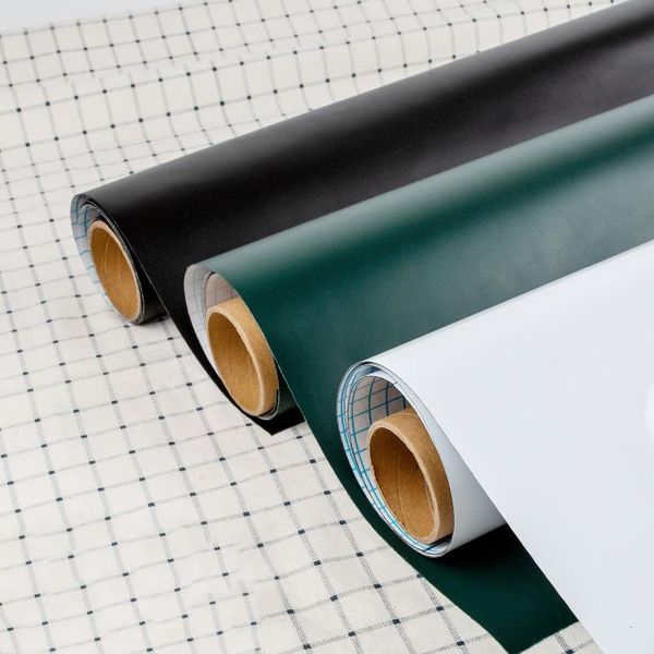 

wall stickers 45x100cm magnetic chalkboard children chalk drawing note board office whiteboard green self-adhesive removable