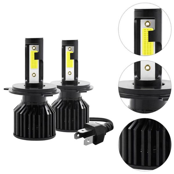 

working light 1 pair h4 led bulb waterproof car headlight work