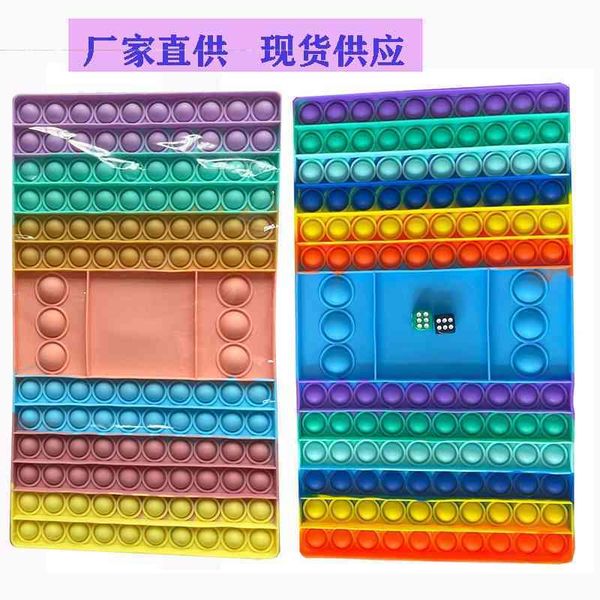 

new chessboard deskeducational toy deratization pioneer decompression finger bubble music