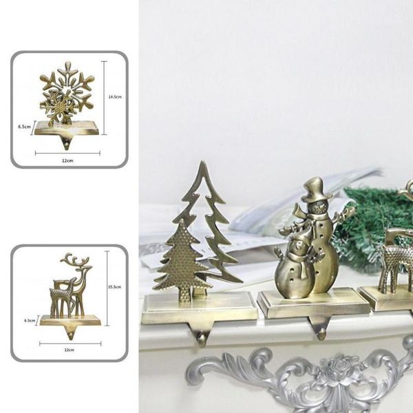 

christmas decorations campact durable tree fireplace stockings hook anti-corrosion hanger creative for kitchen
